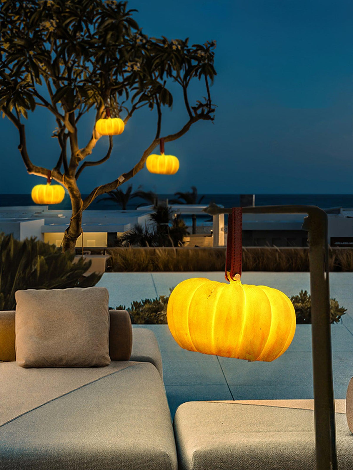 Portable Pumpkin Built-in Battery Table Lamp - view 7