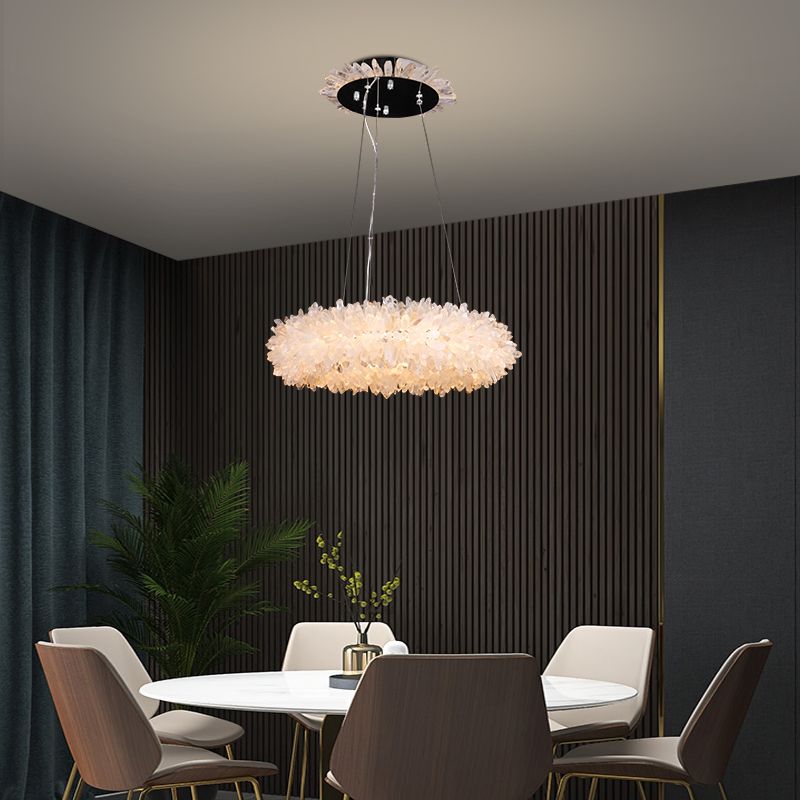 Primary Crystal Halo Modern Chandelier