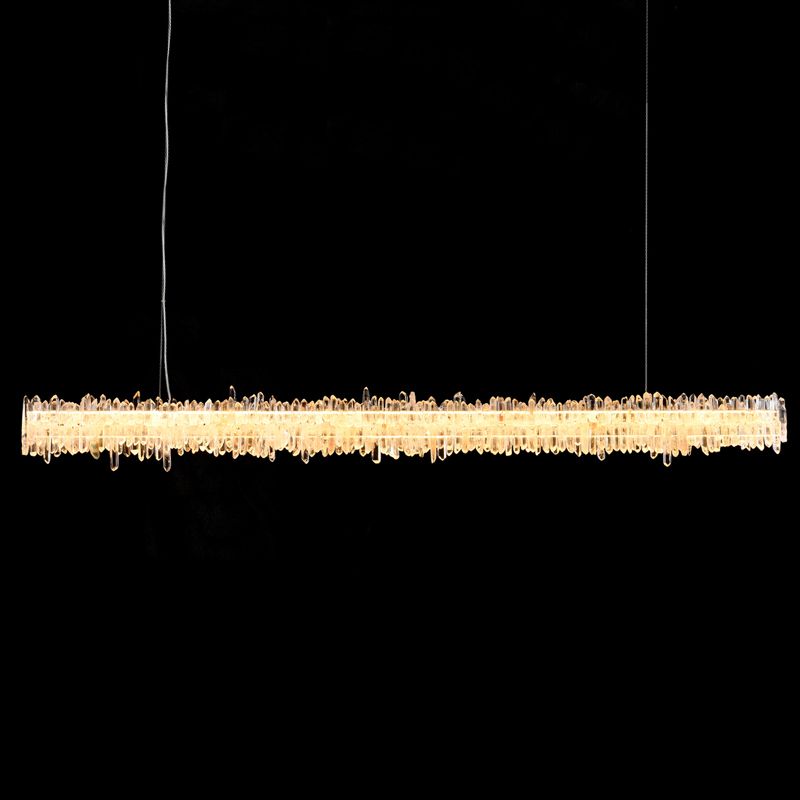 Primary Crystal Linear Chandelier
