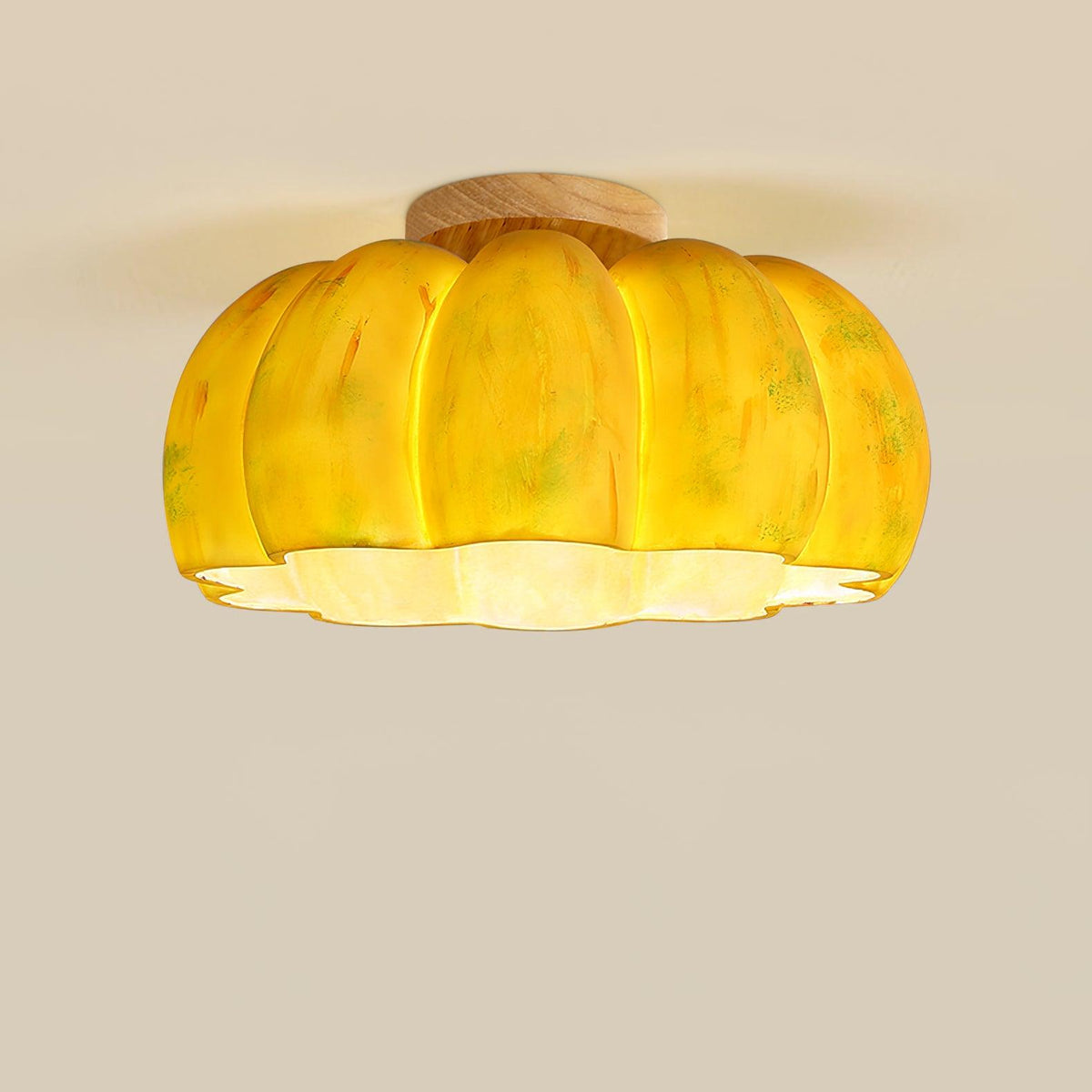 Pumpkin Ceiling Light - view 2