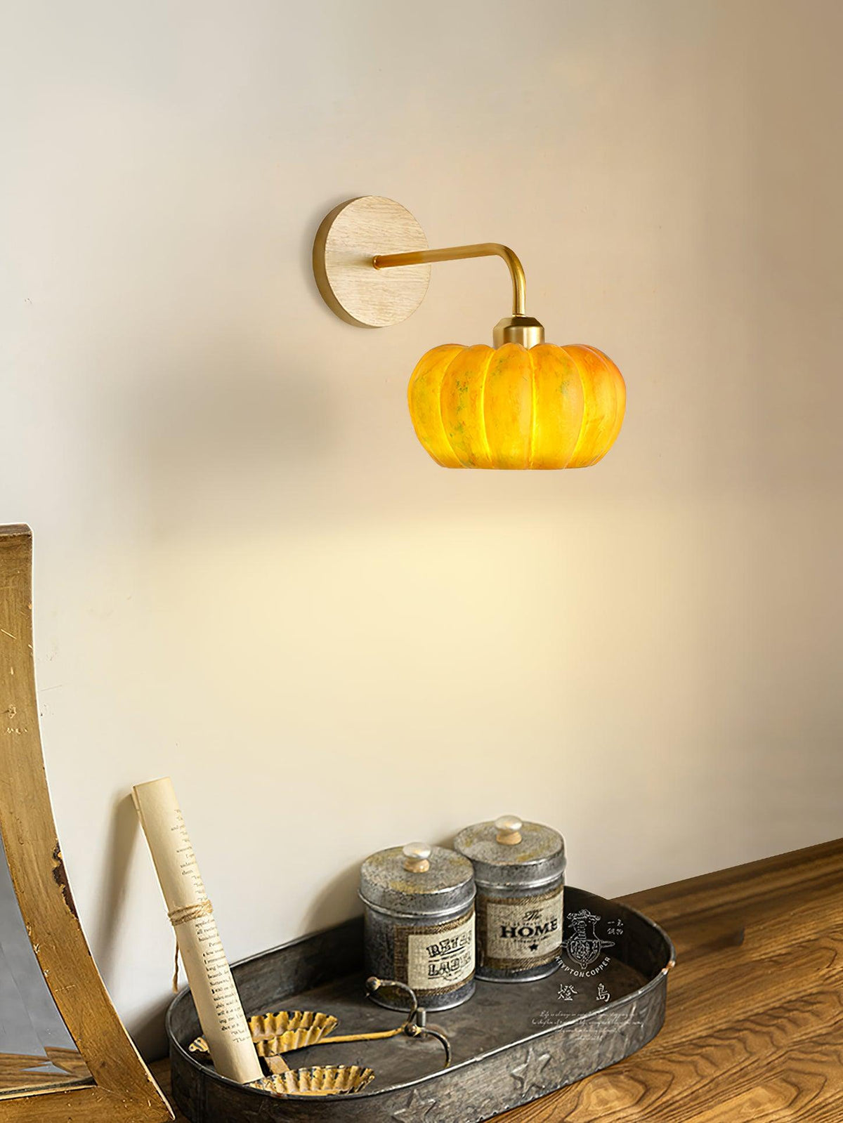 Pumpkin Wall Light - view 7