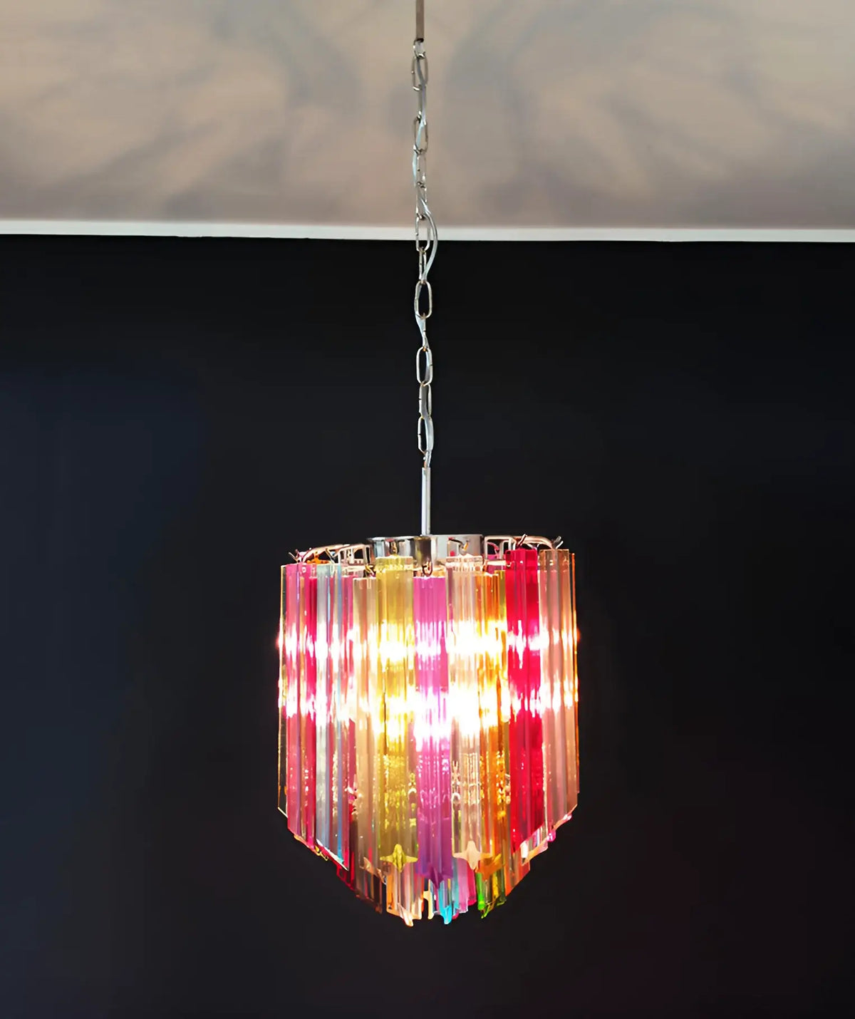 Quadriedri Murano Prisms Multicolored Chandelier - view 5