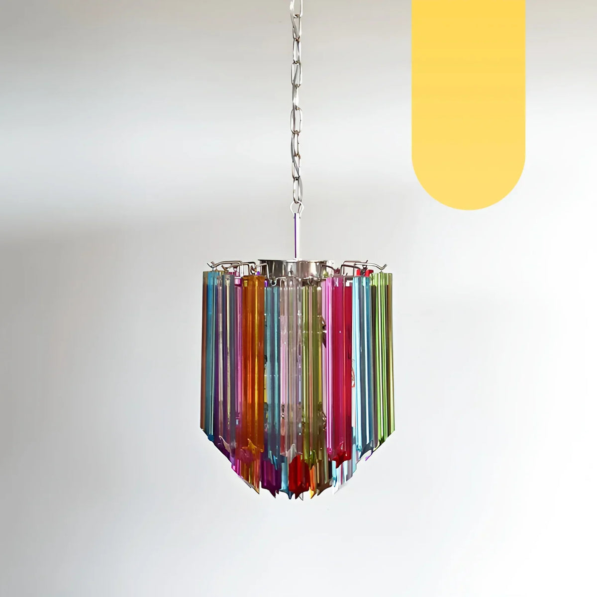 Quadriedri Murano Prisms Multicolored Chandelier - view 18