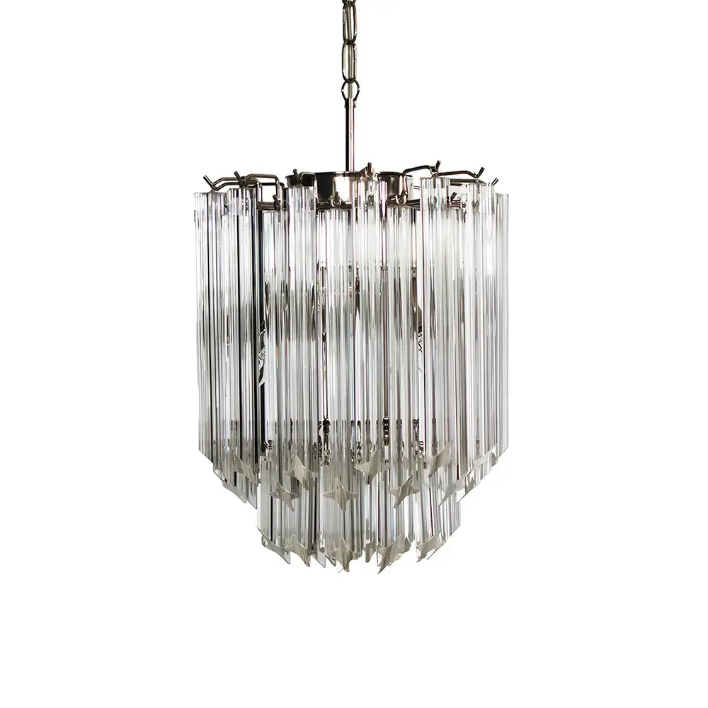 Quadriedri Murano Prisms Transparant Chandelier - view 30
