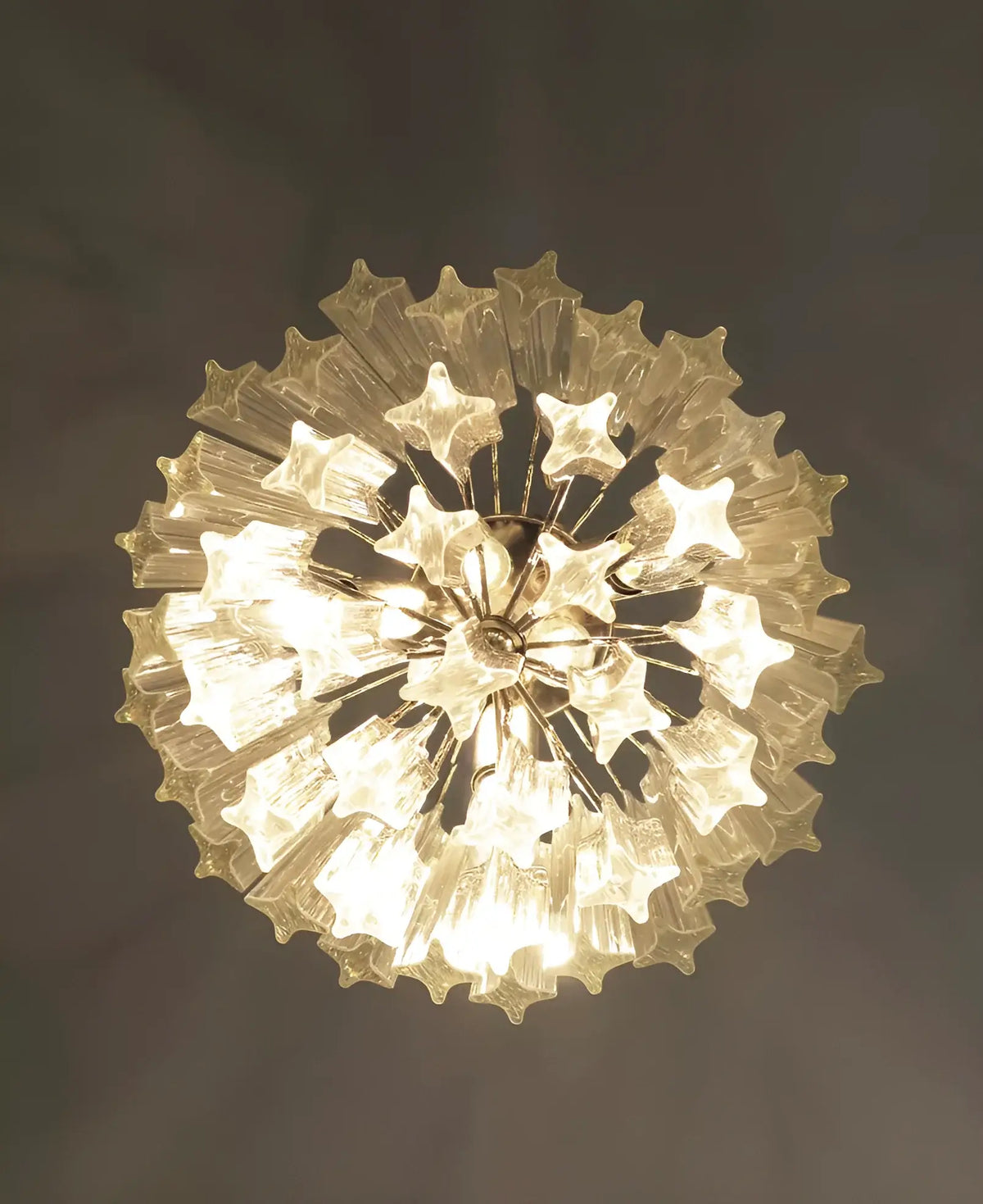 Quadriedri Murano Prisms Transparant Chandelier - view 26