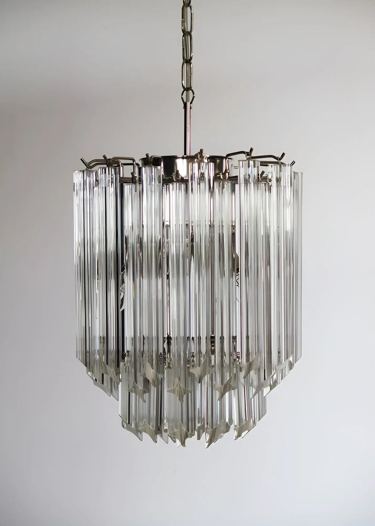 Quadriedri Murano Prisms Transparant Chandelier - view 22