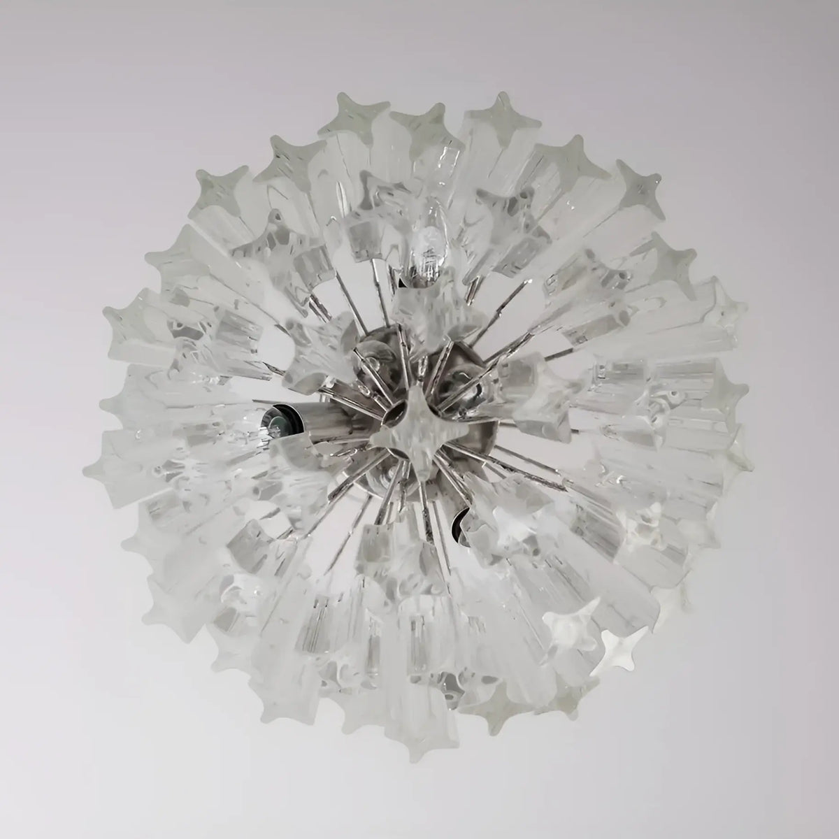 Quadriedri Murano Prisms Transparant Chandelier - view 27