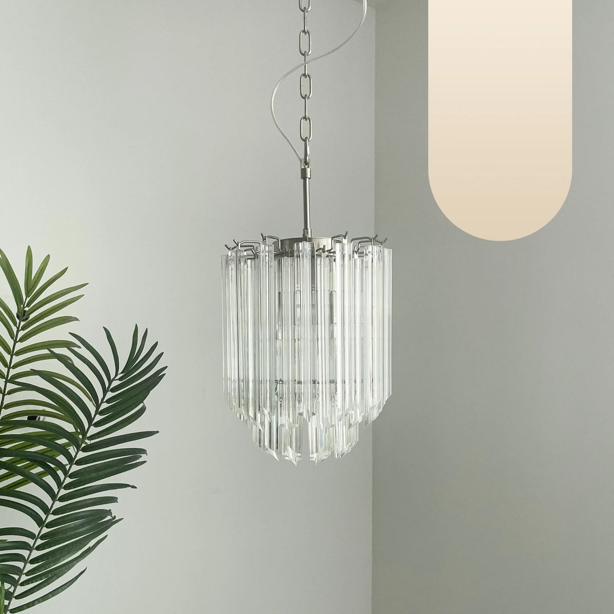 Quadriedri Murano Prisms Transparant Chandelier - view 28