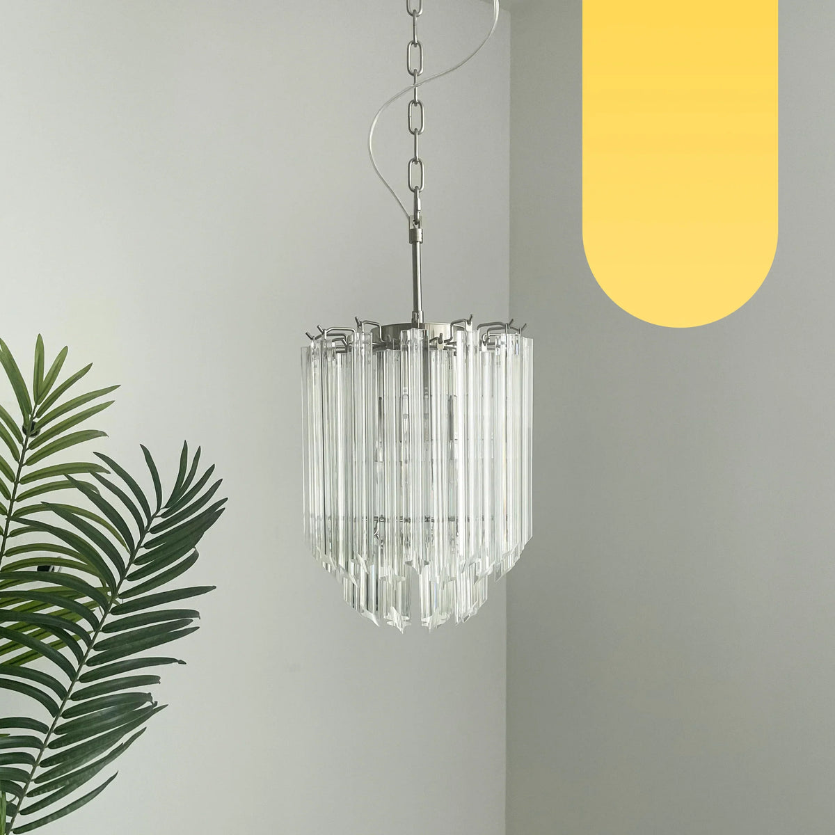 Quadriedri Murano Prisms Transparant Chandelier - view 29