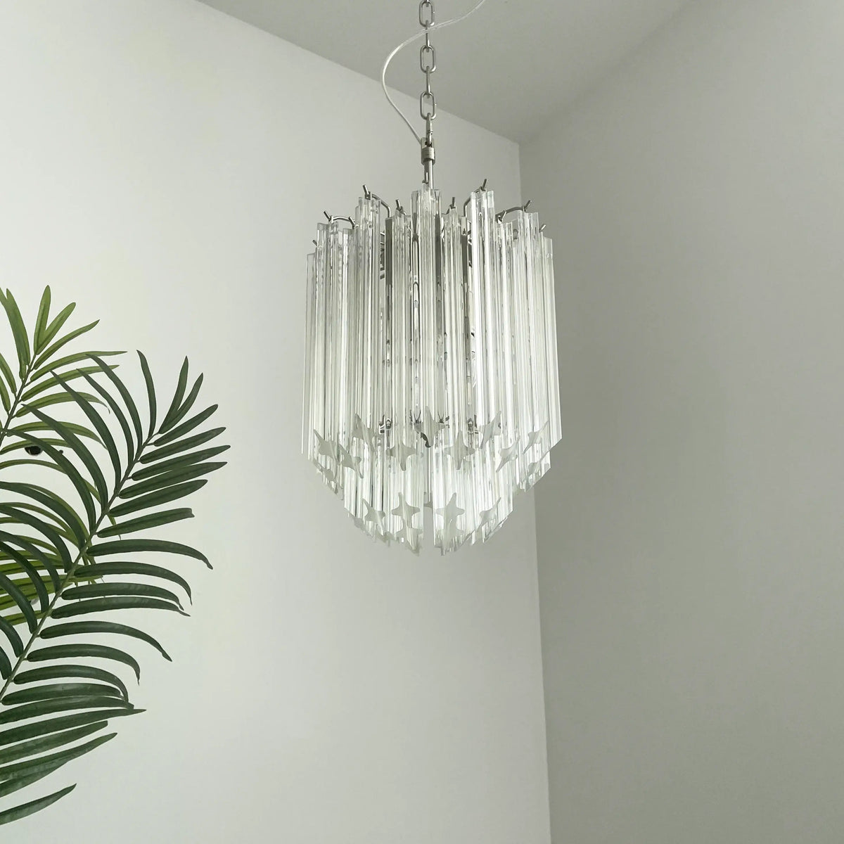 Quadriedri Murano Prisms Transparant Chandelier - view 20