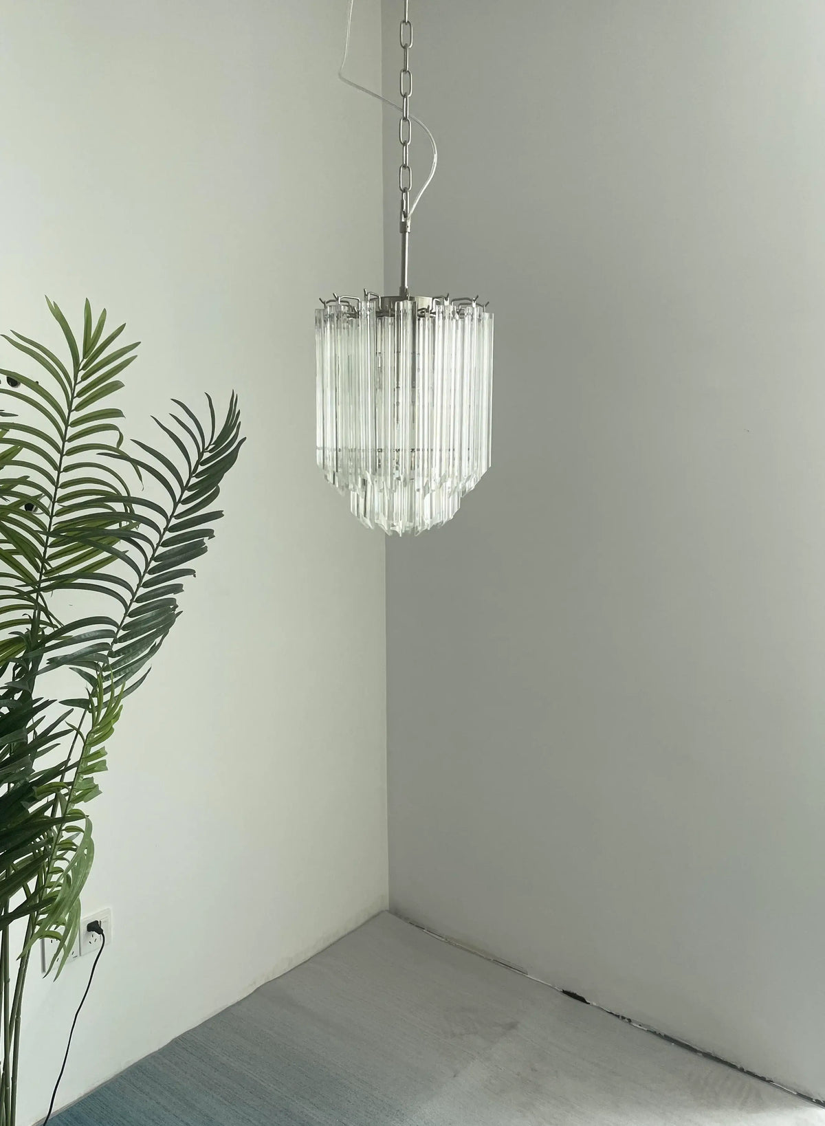 Quadriedri Murano Prisms Transparant Chandelier - view 11
