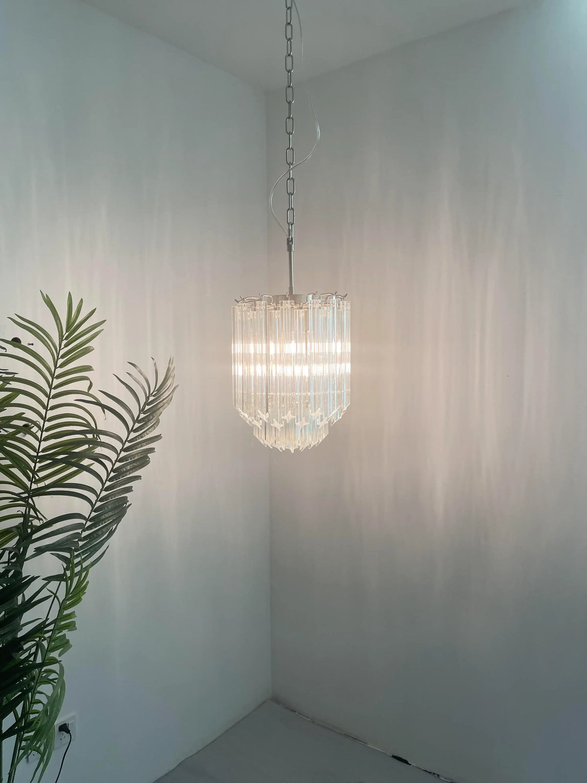 Quadriedri Murano Prisms Transparant Chandelier - view 10