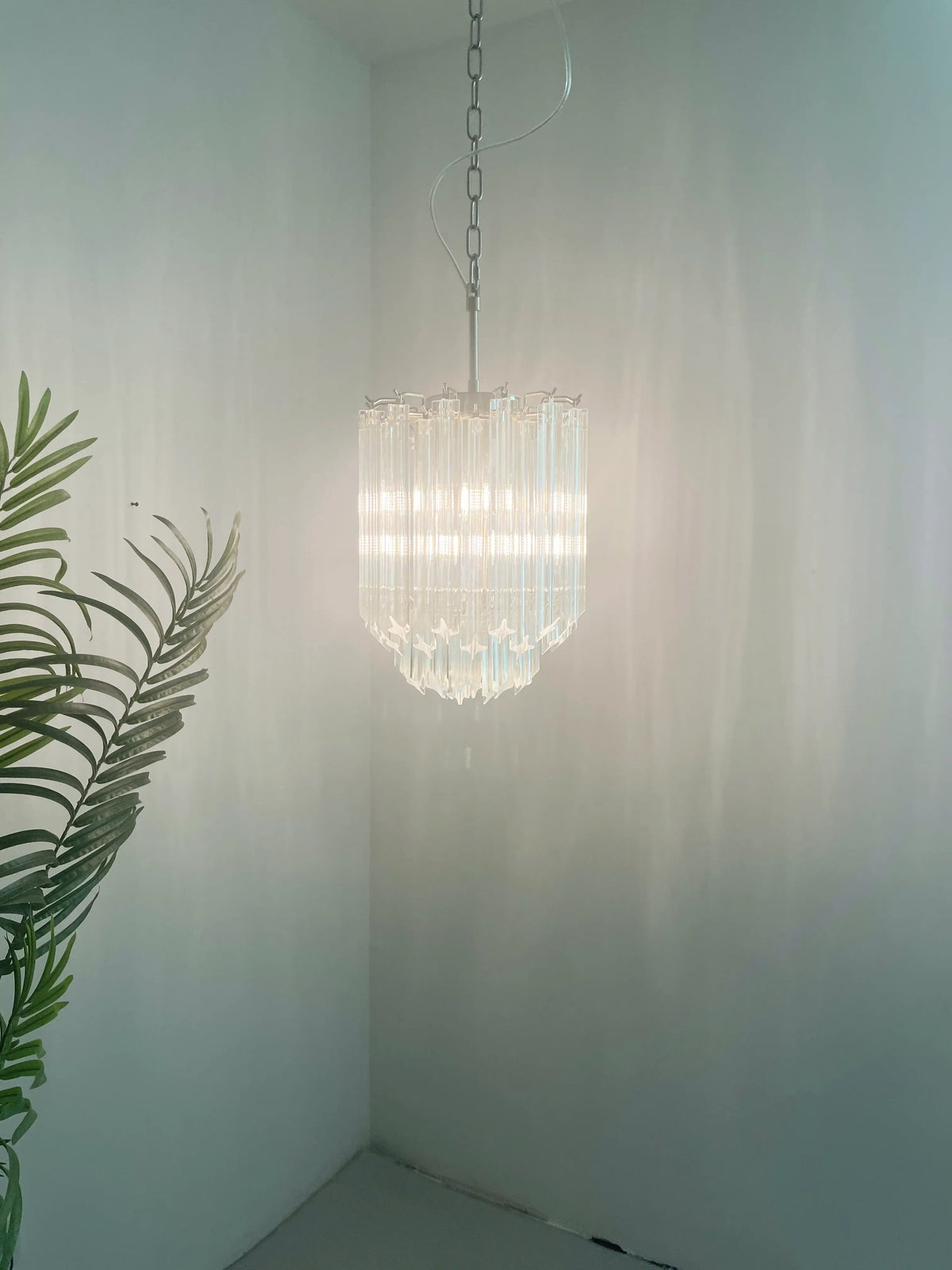 Quadriedri Murano Prisms Transparant Chandelier - view 16