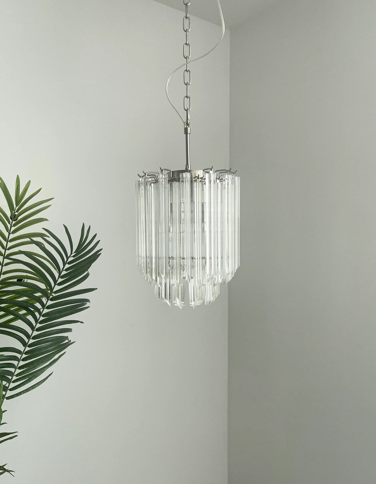 Quadriedri Murano Prisms Transparant Chandelier - view 19