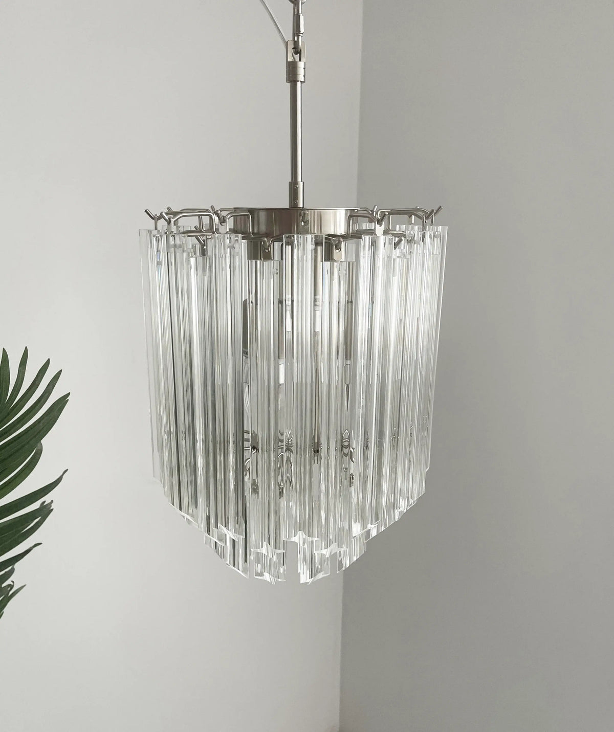 Quadriedri Murano Prisms Transparant Chandelier - view 21