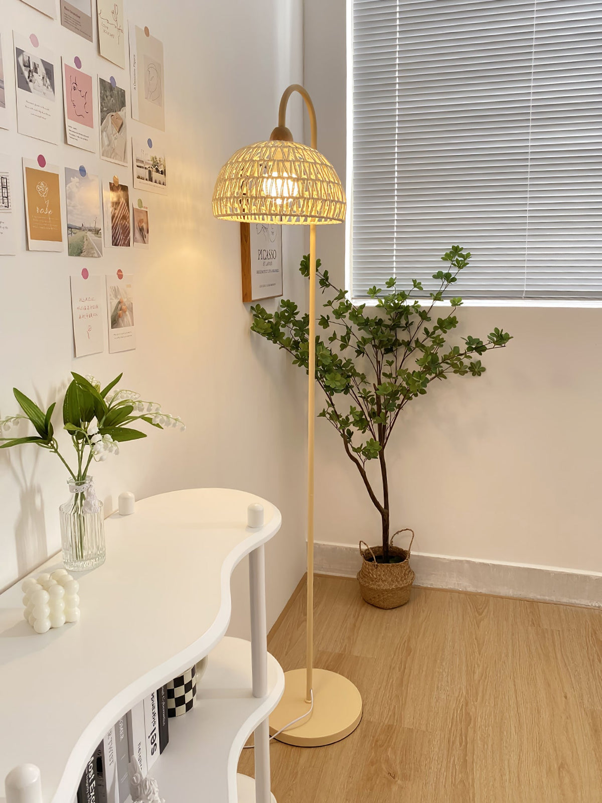 Rattan Arch Floor Lamp - view 27
