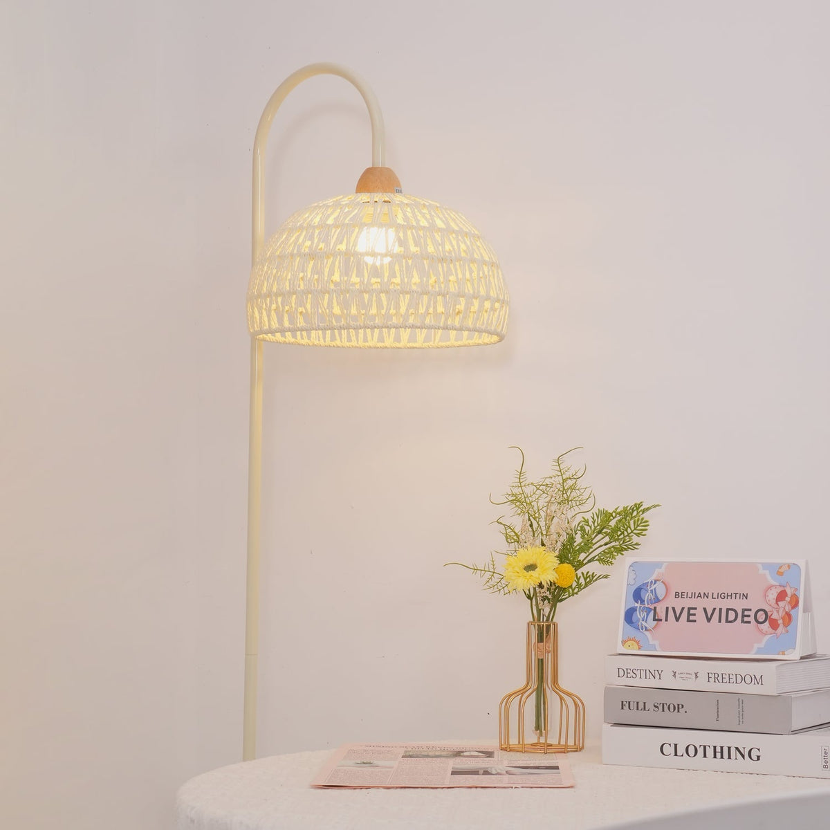 Rattan Arch Floor Lamp - view 79