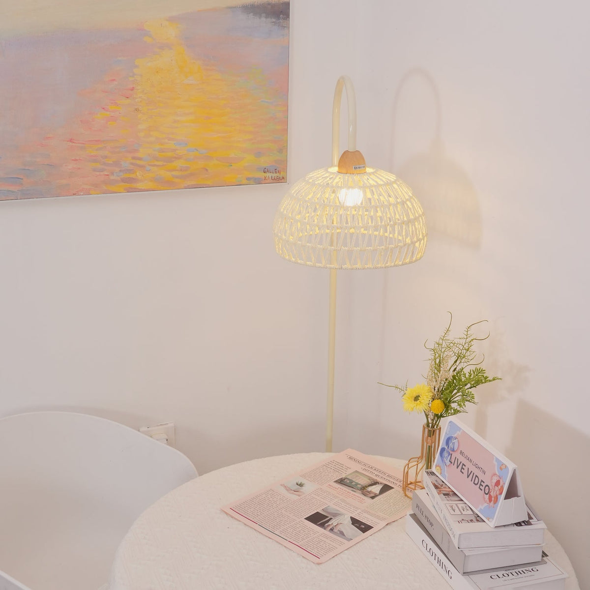 Rattan Arch Floor Lamp - view 81