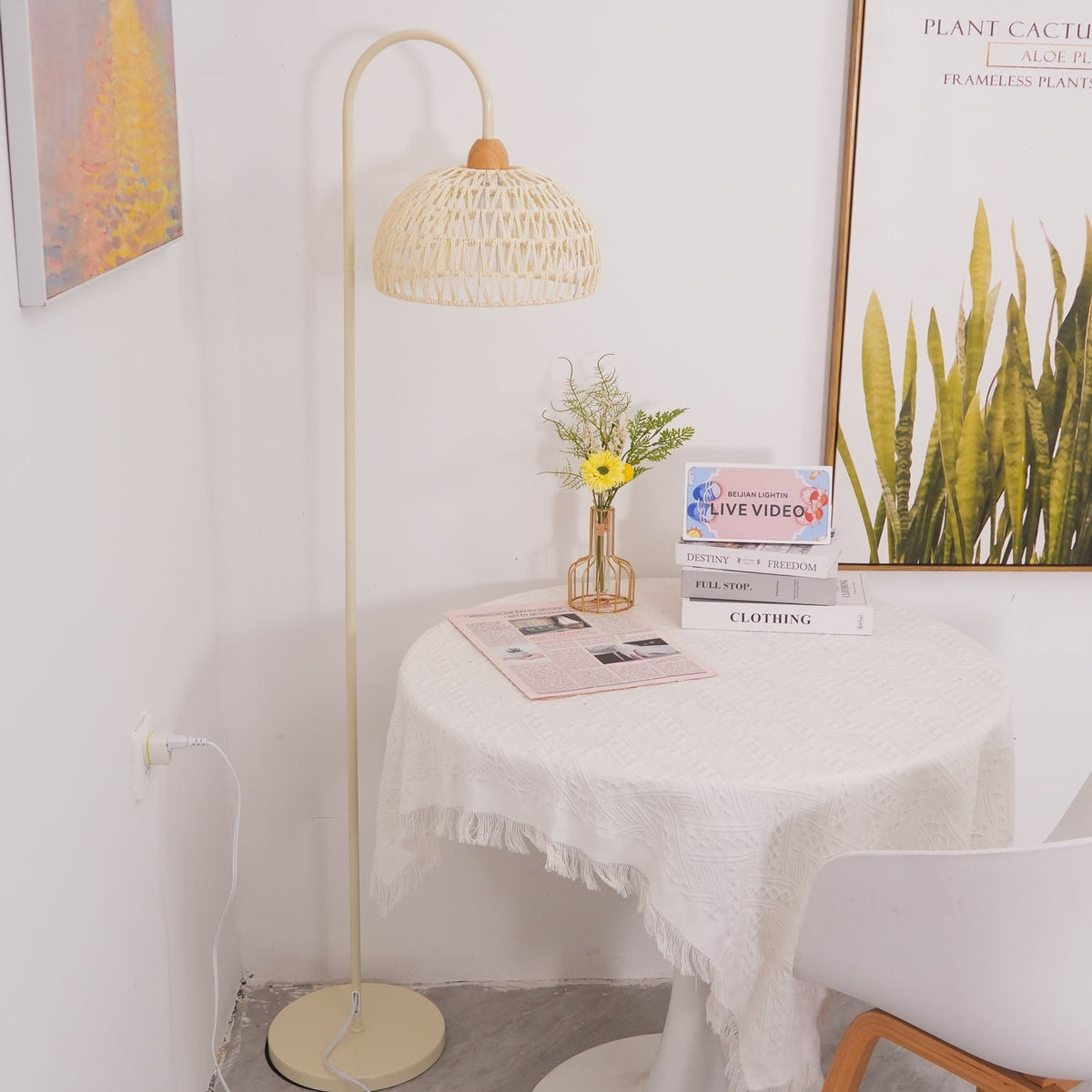 Rattan Arch Floor Lamp - view 83