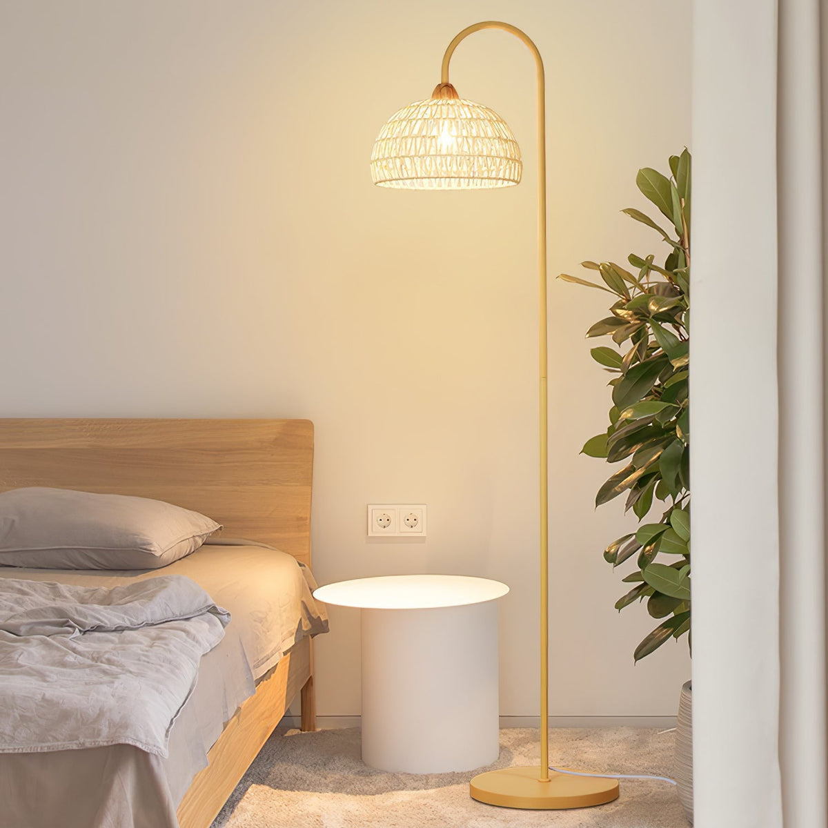 Rattan Arch Floor Lamp - view 39