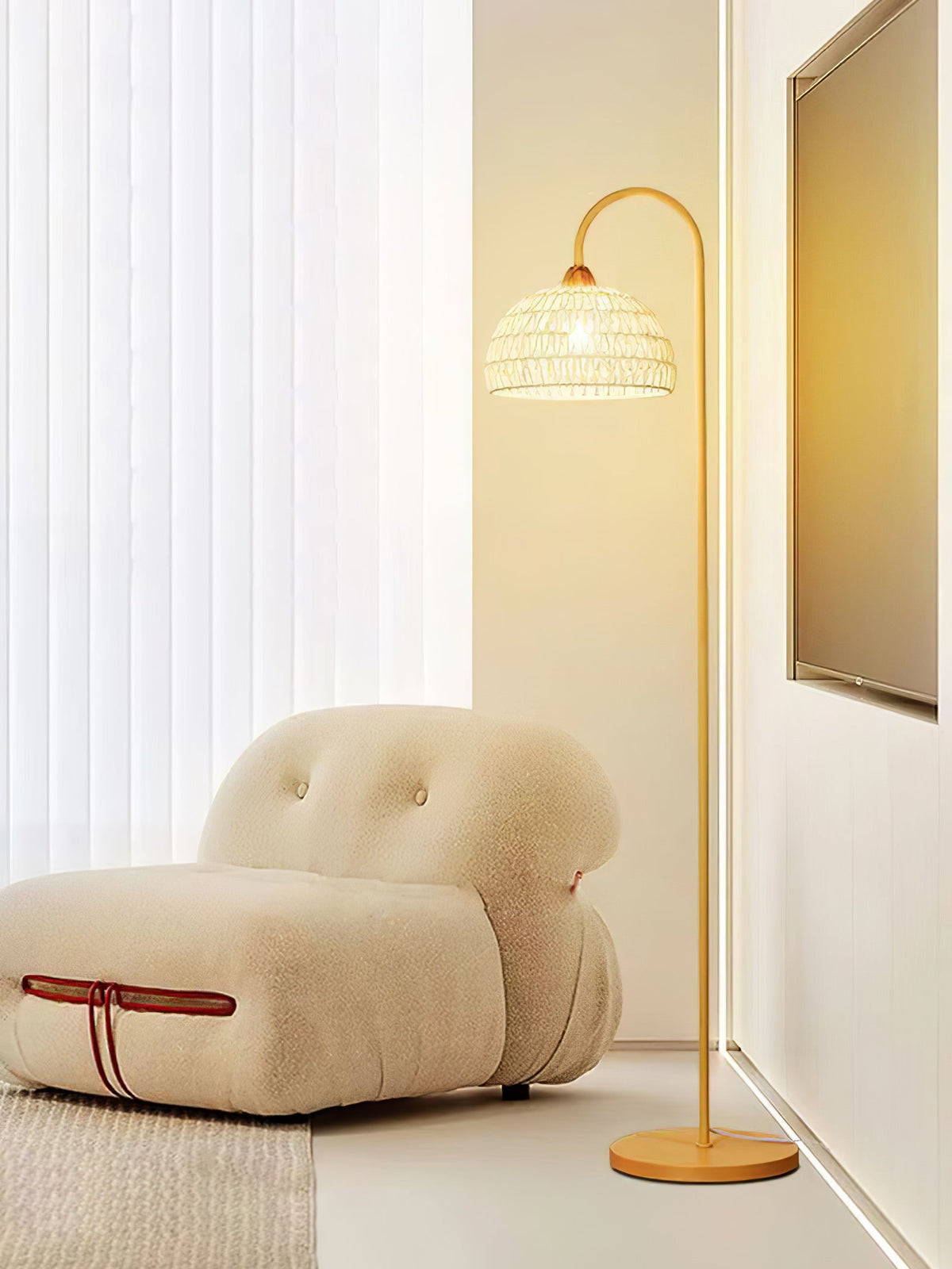 Rattan Arch Floor Lamp - view 40