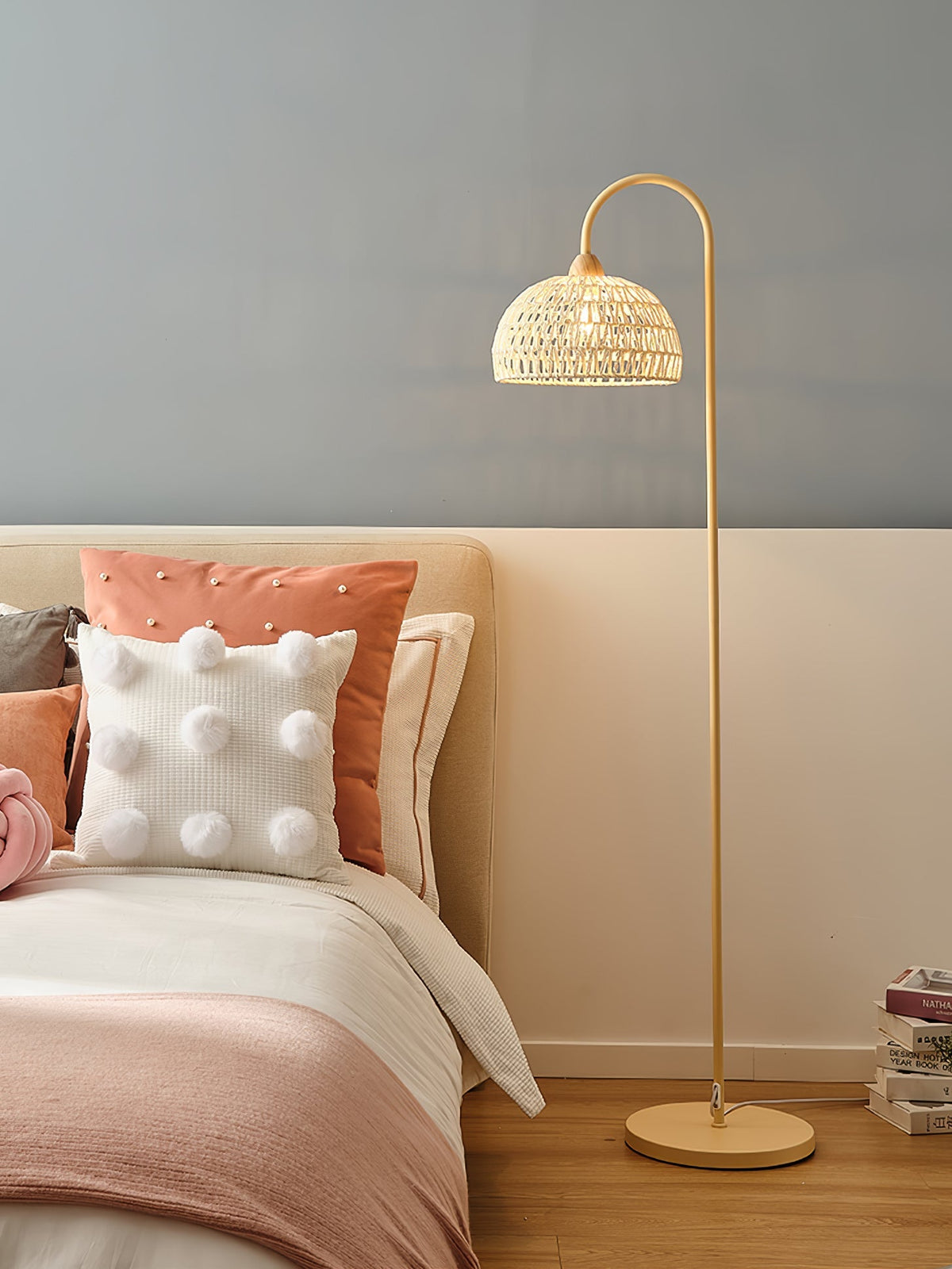 Rattan Arch Floor Lamp - view 43