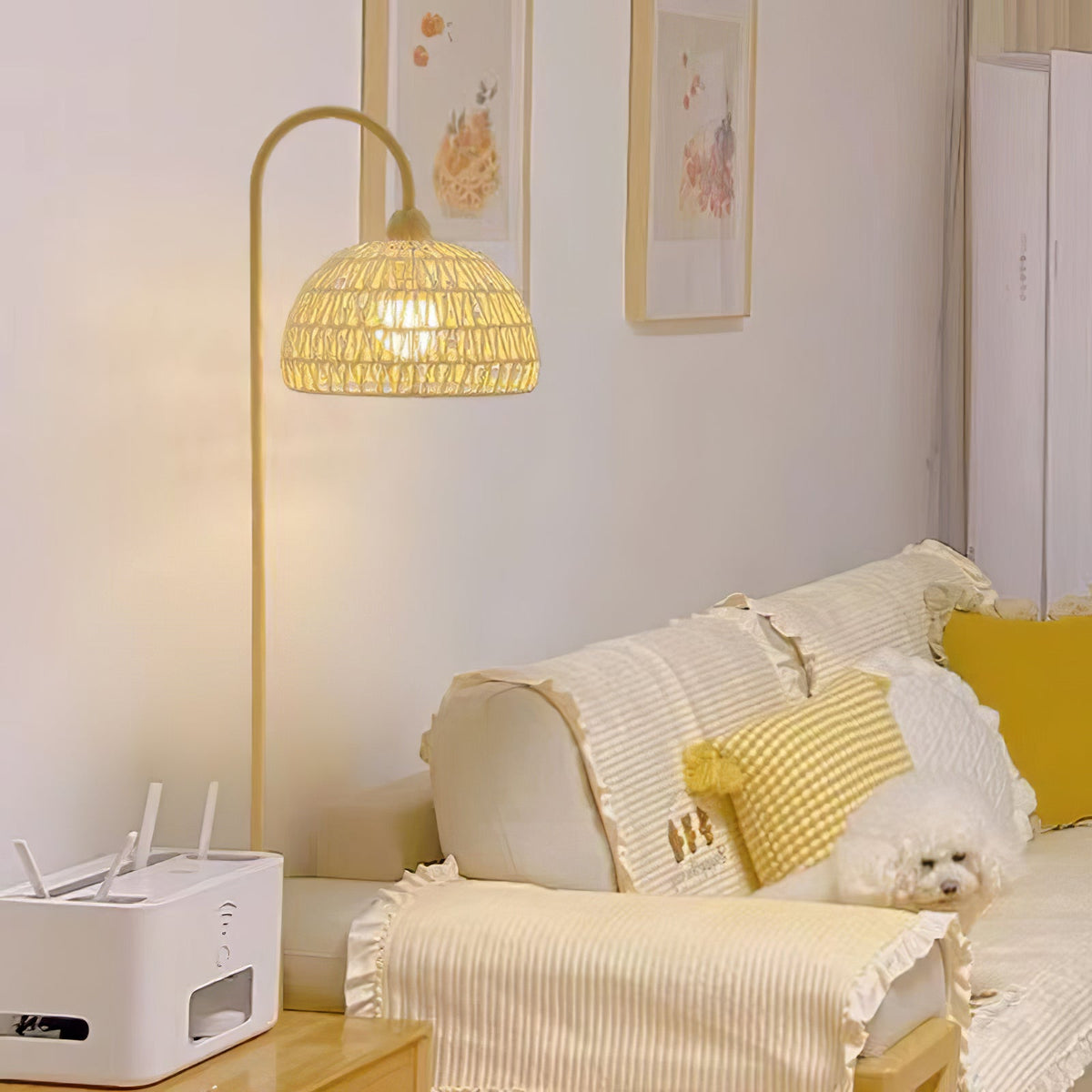 Rattan Arch Floor Lamp - view 48