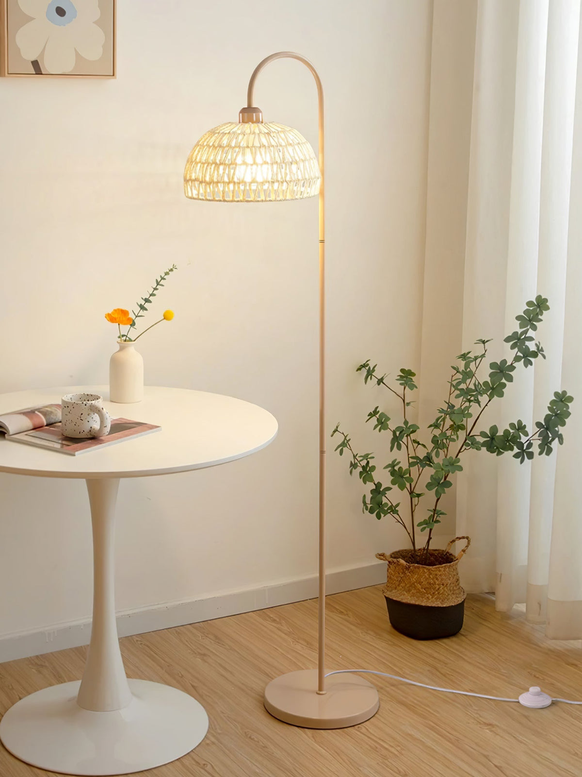 Rattan Arch Floor Lamp - view 49