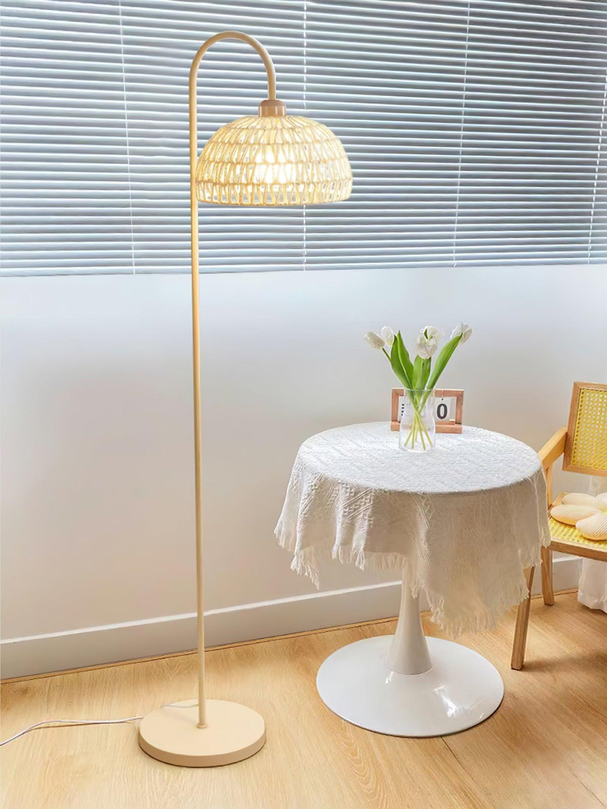 Rattan Arch Floor Lamp - view 5