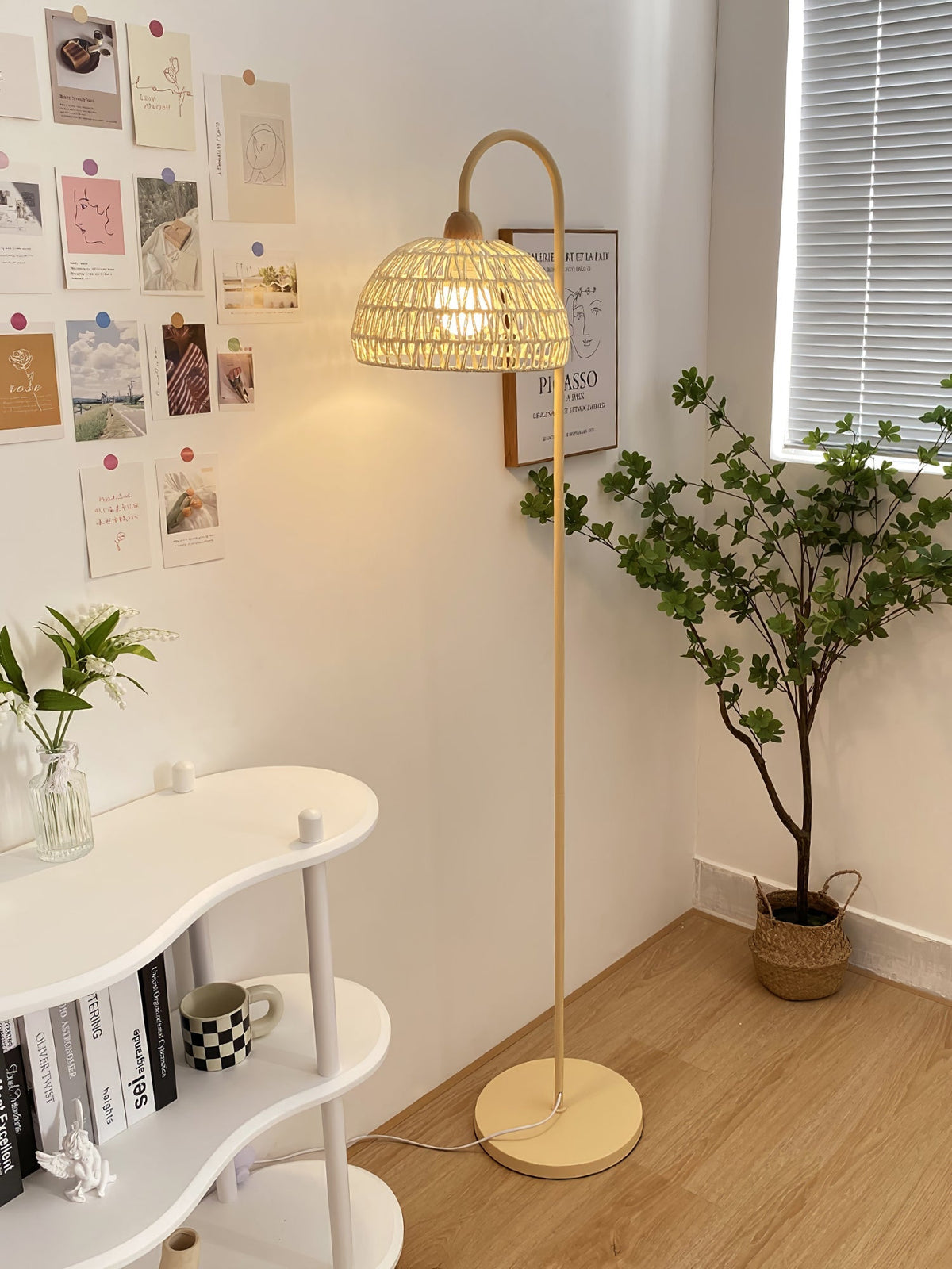 Rattan Arch Floor Lamp - view 29