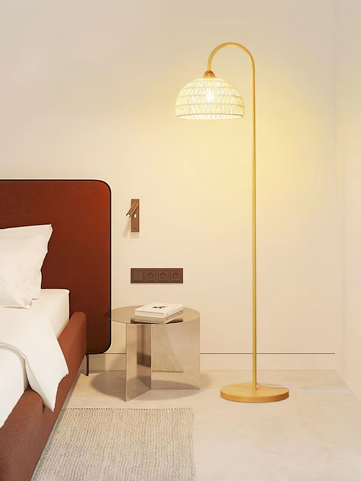 Rattan Arch Floor Lamp - view 55
