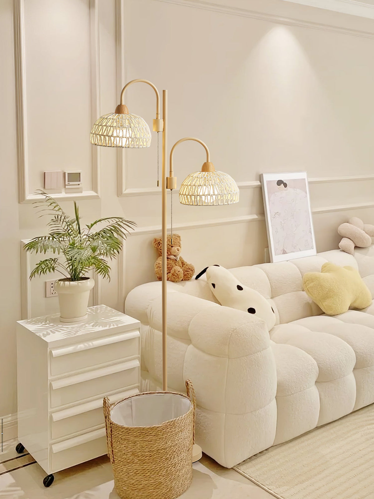 Rattan Arch Floor Lamp - view 57