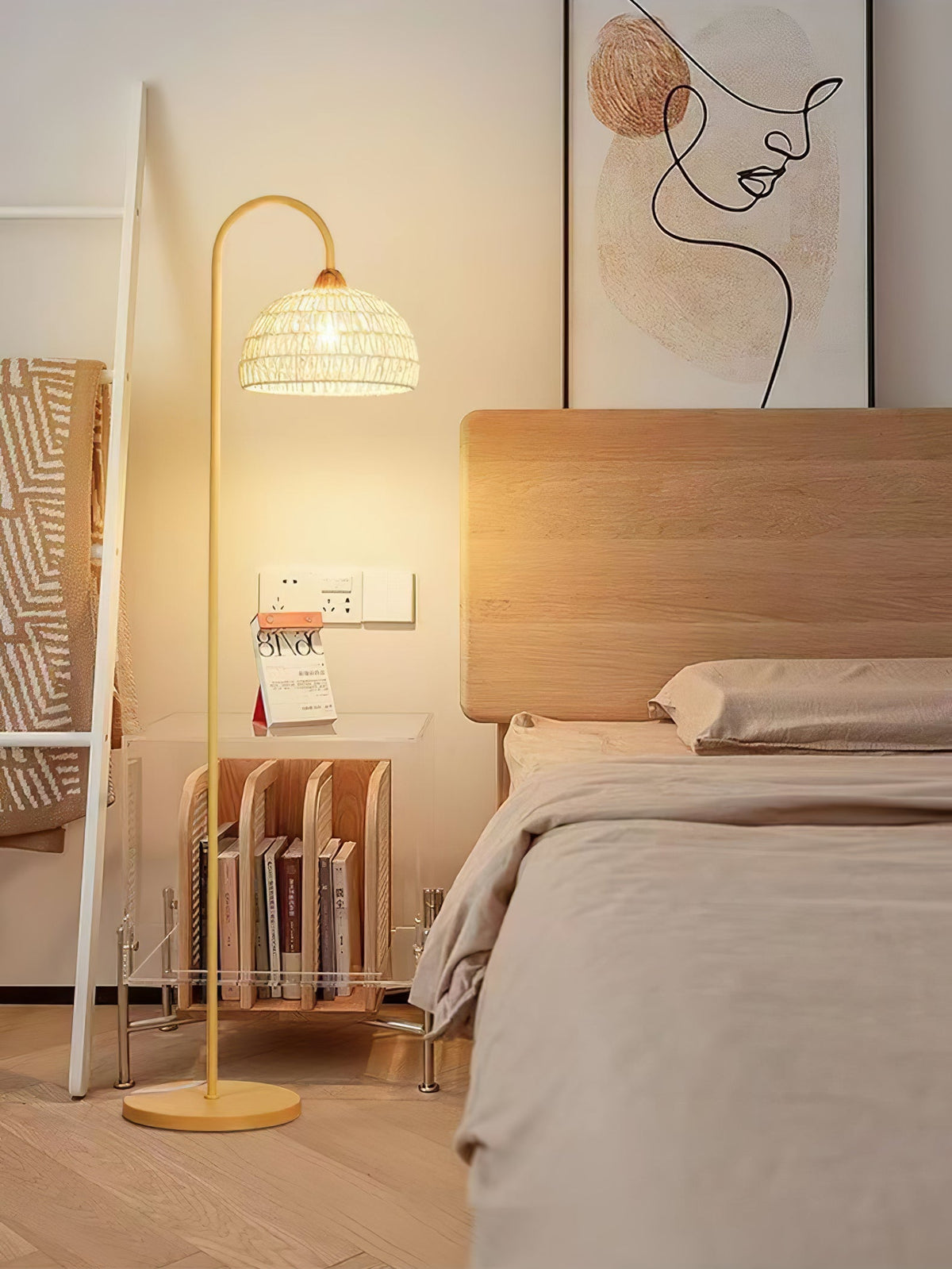 Rattan Arch Floor Lamp - view 58