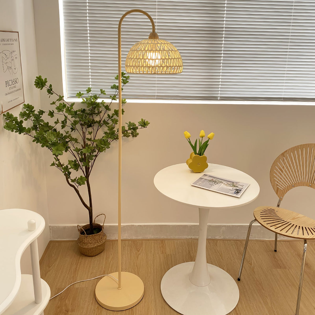 Rattan Arch Floor Lamp - view 60