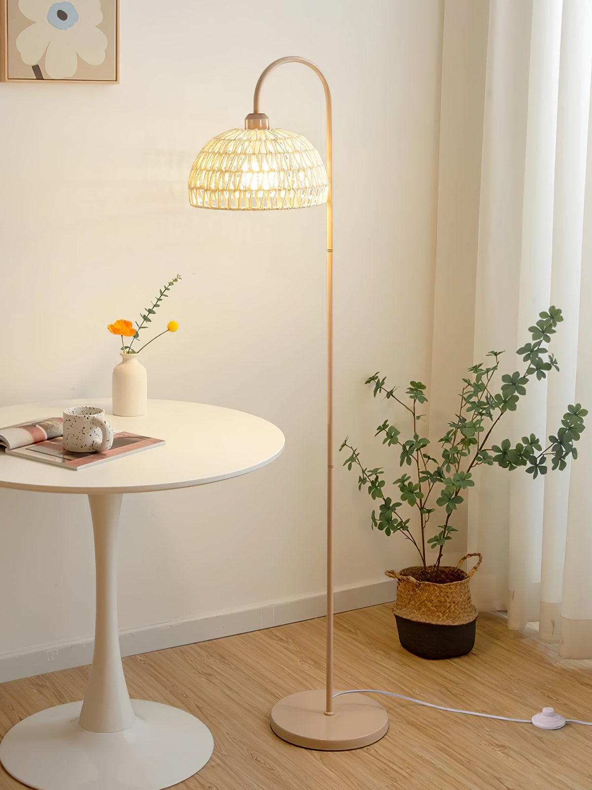 Rattan Arch Floor Lamp - view 63