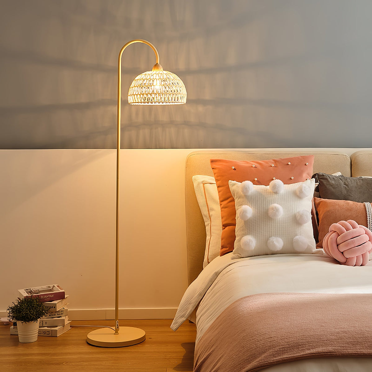 Rattan Arch Floor Lamp - view 64