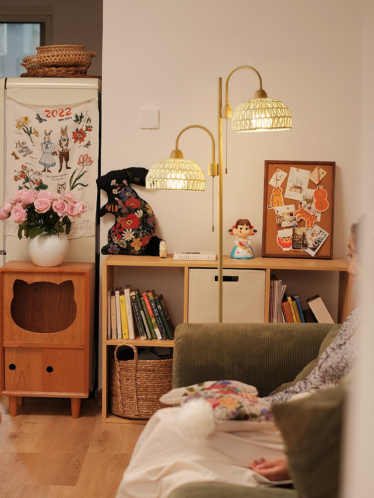 Rattan Arch Floor Lamp - view 65