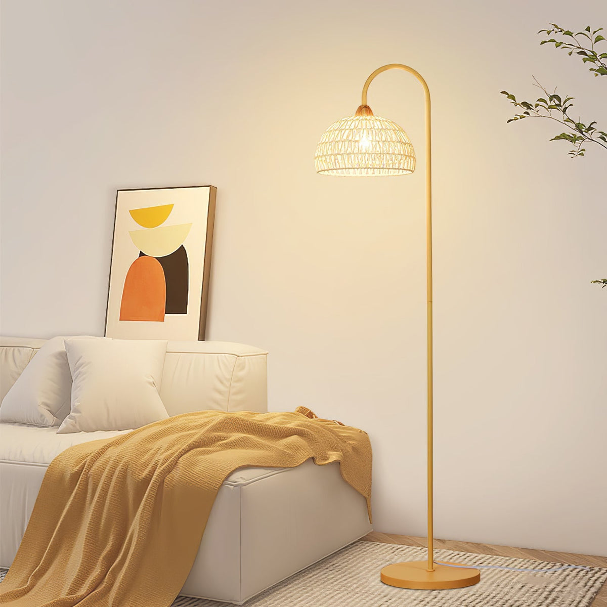 Rattan Arch Floor Lamp - view 69
