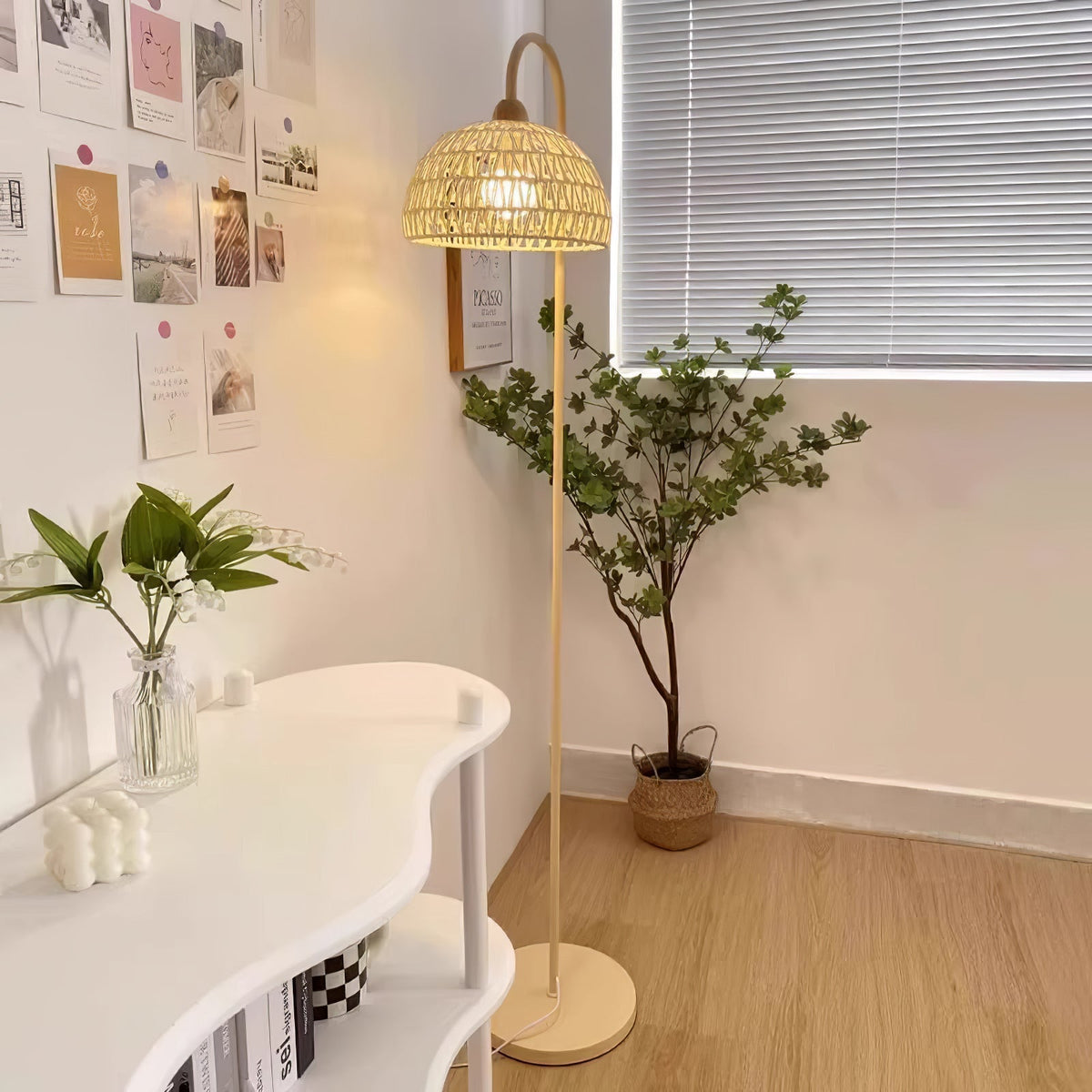 Rattan Arch Floor Lamp - view 33