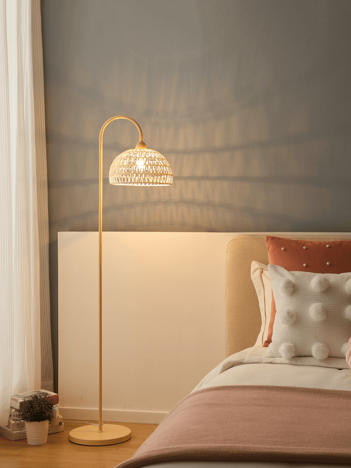 Rattan Arch Floor Lamp - view 12