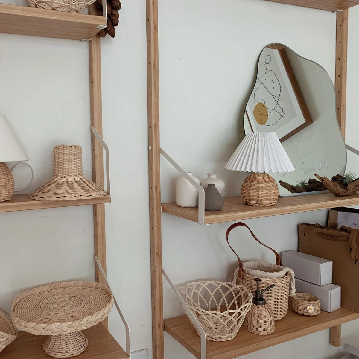 Rattan Pleated Table lamp - view 14