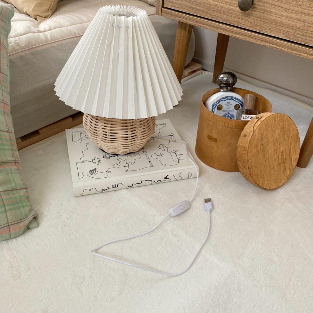 Rattan Pleated Table lamp - view 22