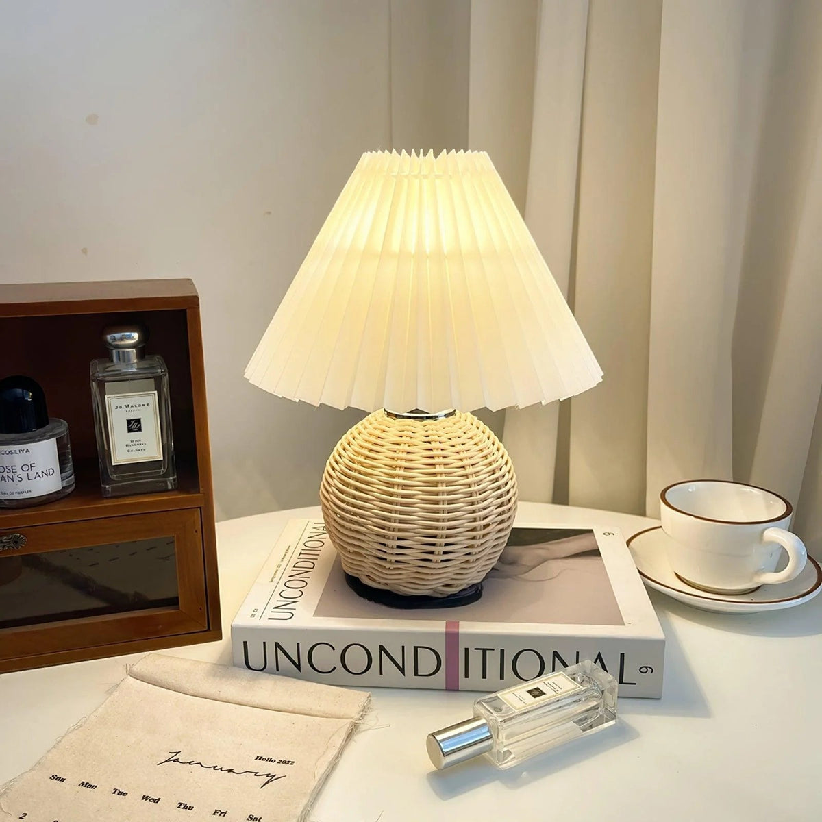 Rattan Pleated Table lamp - view 35