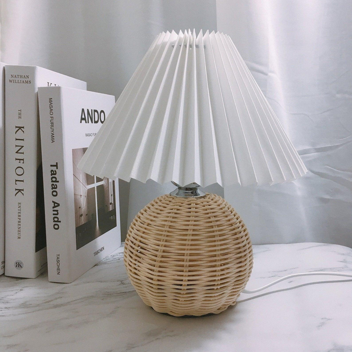 Rattan Pleated Table lamp - view 24