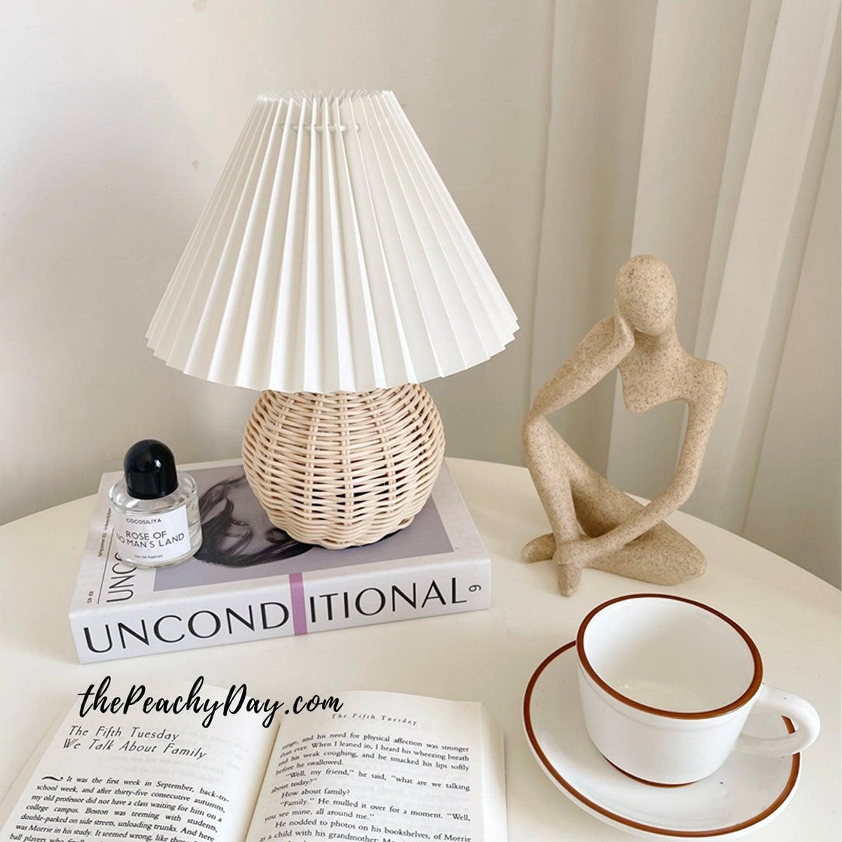 Rattan Pleated Table lamp - view 25