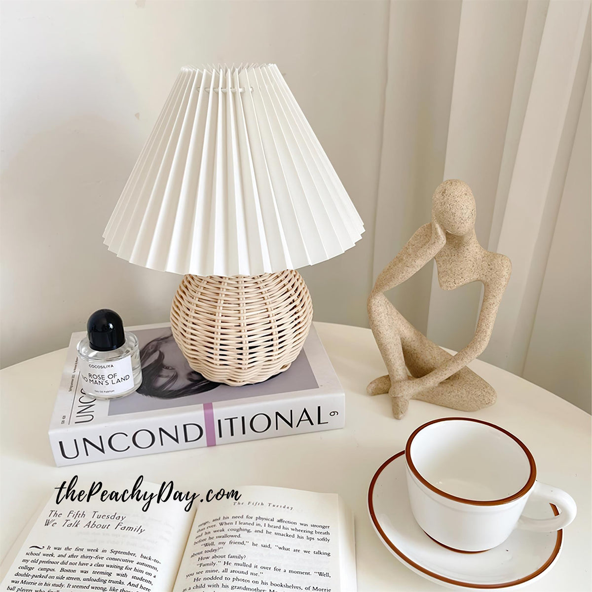 Rattan Pleated Table lamp - view 34