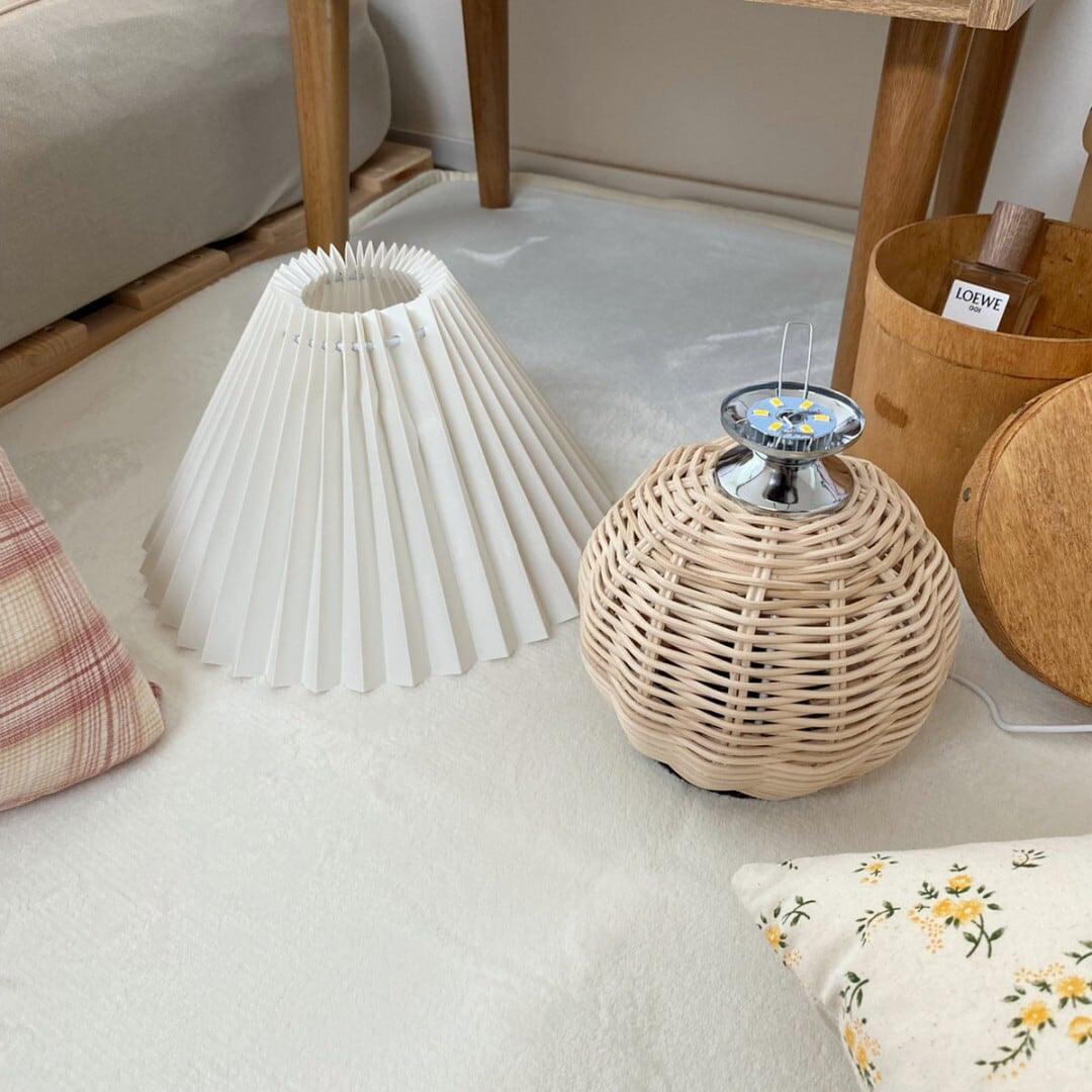 Rattan Pleated Table lamp - view 37