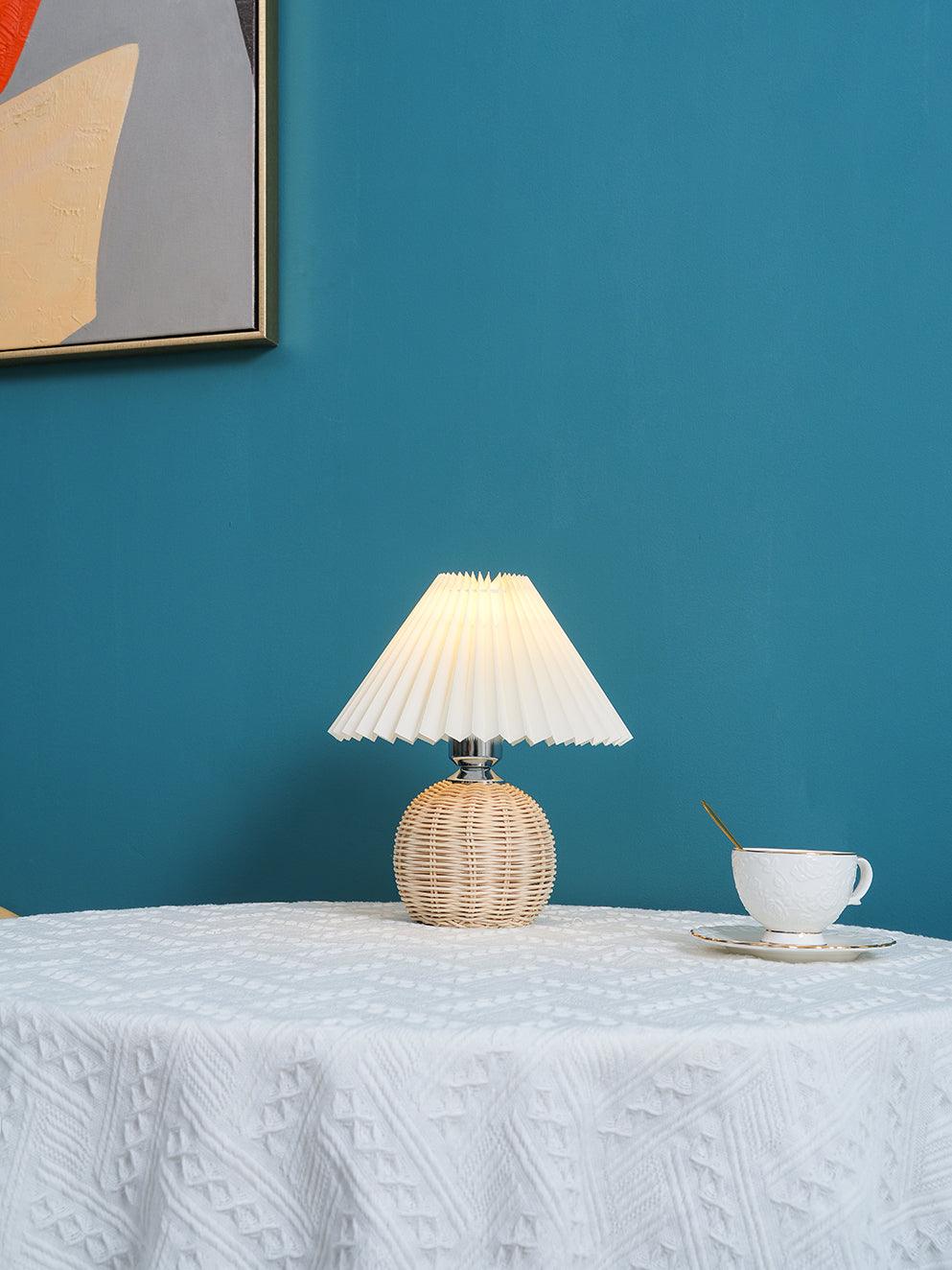 Rattan Pleated Table lamp - view 13