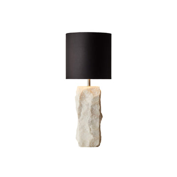 Raw Marble Table Lamp
