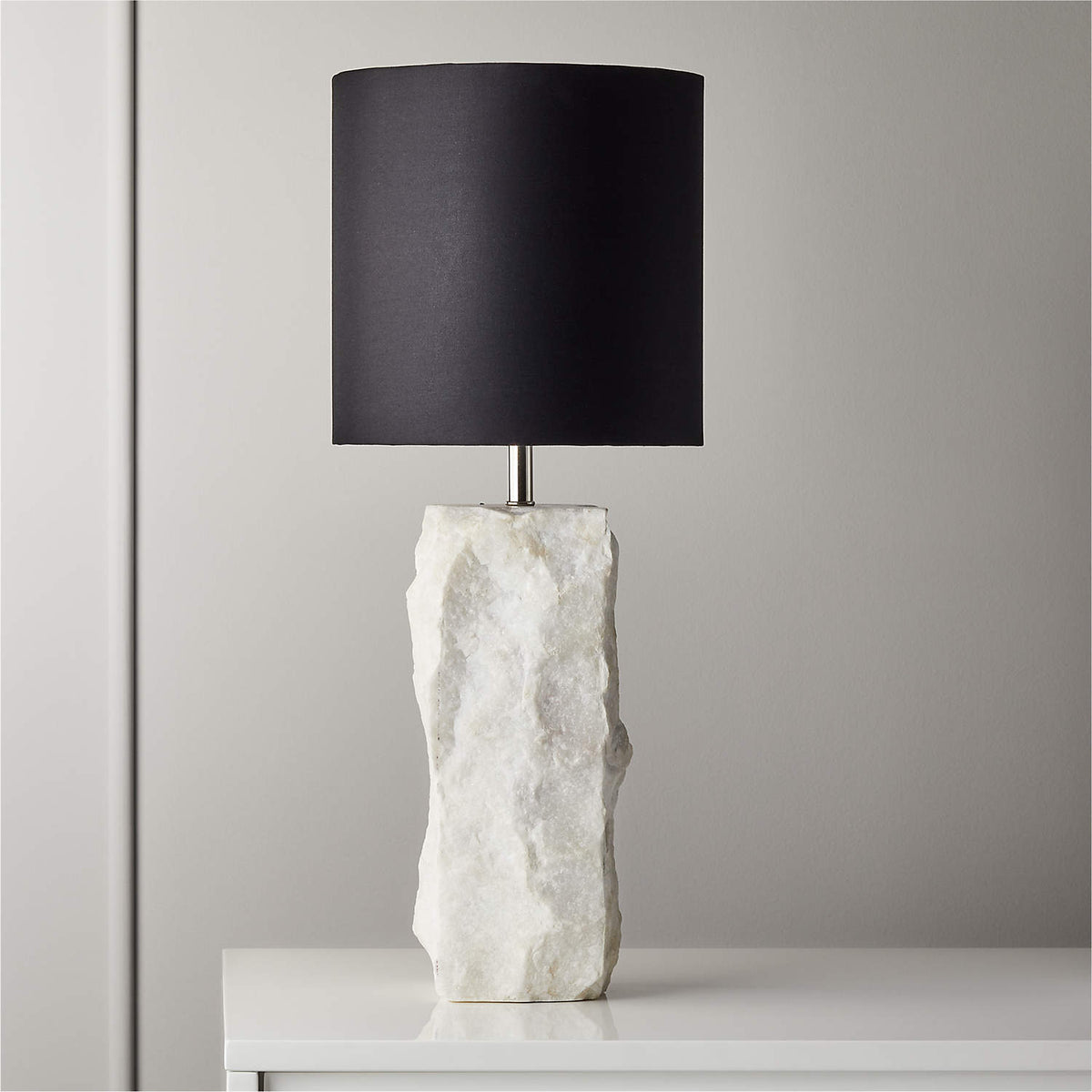 Raw Marble Table Lamp - view 8